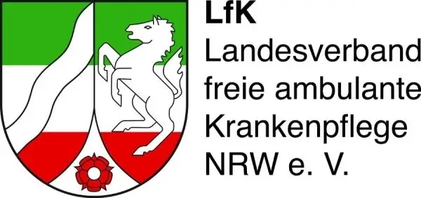 Logo des LfK: Landesverband freie ambulante Krankenpflege NRW e.V.